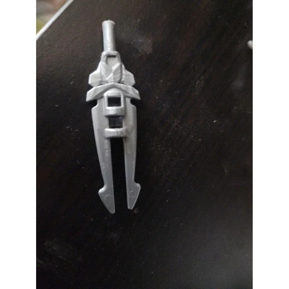 LEGO Part Flat Silver Sword Double Blade with Bar Holder